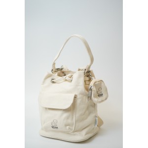 CHIOS CLUB - Chios3951 Small Logo Canvas Bucket / IVORY